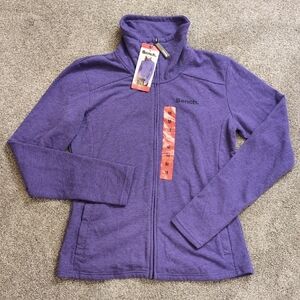 NWT Bench Women's Purple zip up Sweater size Medium